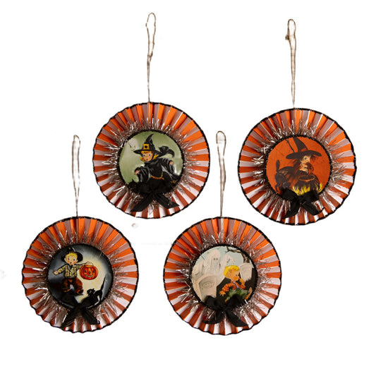 Retro Halloween Rosettes Set/4 by Bethany Lowe Designs-0