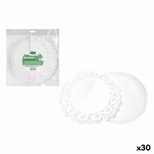 Snack tray Algon Circular 35 cm (30 Units)-0