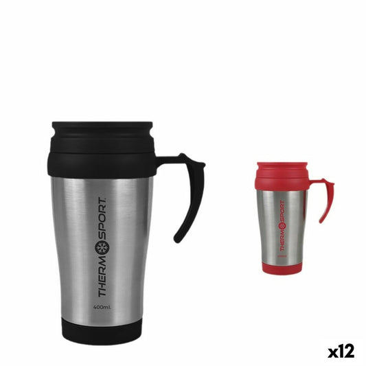 Thermal Cup with Lid ThermoSport Travel Red 400 ml (12 Units)-0