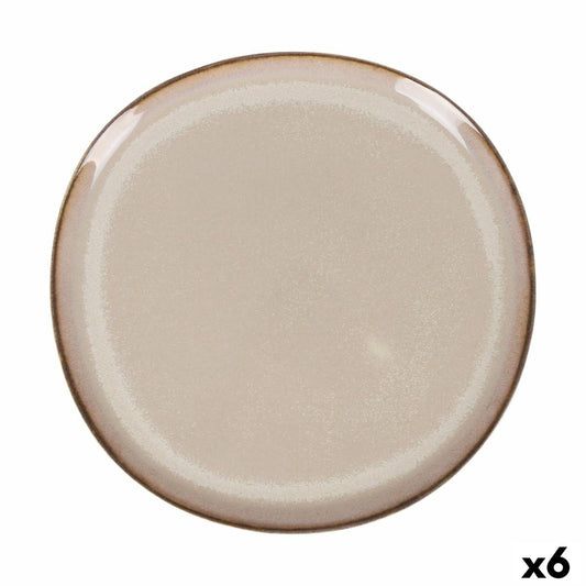 Dessert dish Duomo Beige Ø 21 cm (6 Units)-0