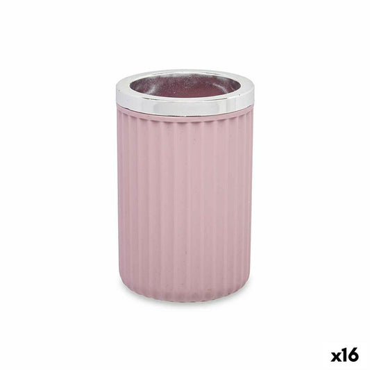 Glass Berilo 3436-4 3436-4 Pink Plastic 7,5 x 11,5 x 7,5 cm (16 Units)-0