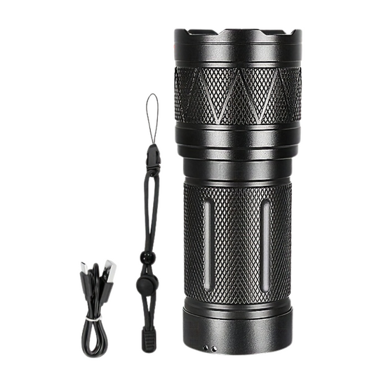 Super Bright LED Flashlight Rechargeable Torch-0