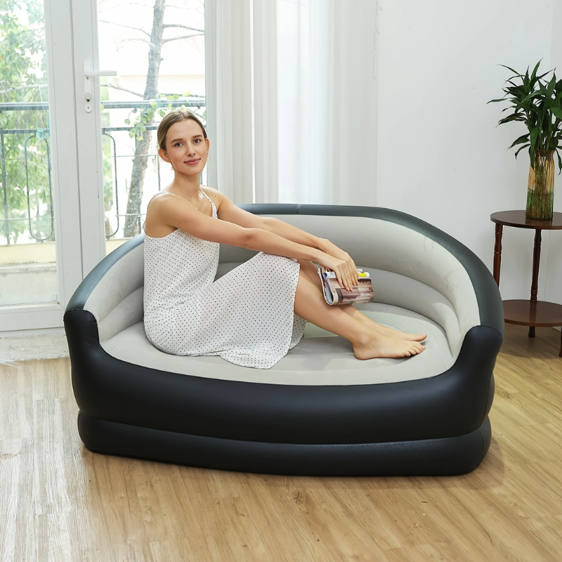 Inflatable Sofa with Foot Pump (2-Person)-2