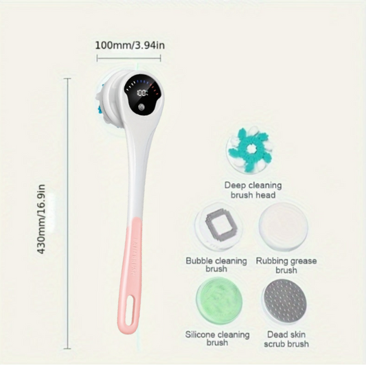Electric Back Scrubber USB Rechargeable Body Brush-1