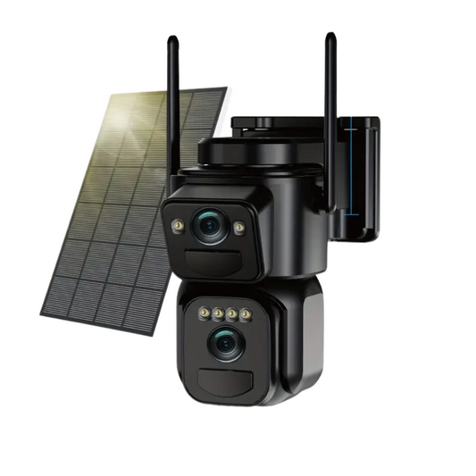 Security Camera with LED Spotlight with 360° Solar LED-0