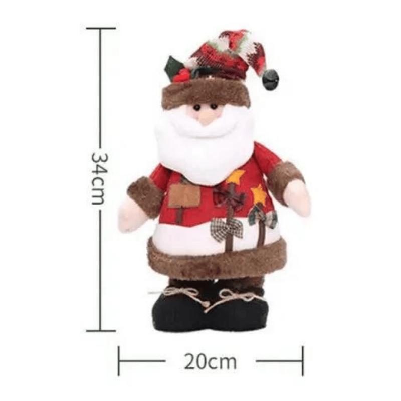 NNEOBA Christmas Santa Claus Standing Doll Decor-2