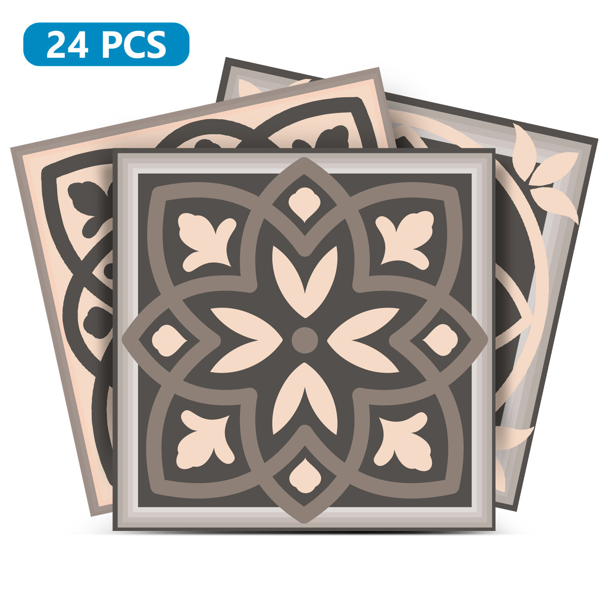 Brown backsplash Tile Stickers different patterns for kitchen makeover Model - SB20-0