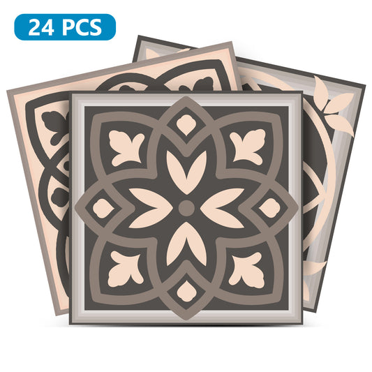 Brown backsplash Tile Stickers different patterns for kitchen makeover Model - SB20-0
