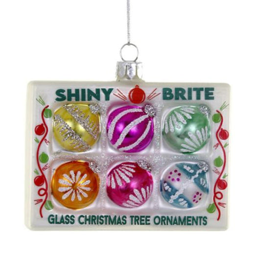 Shiny Brite Blown Glass XMas Ornament-0