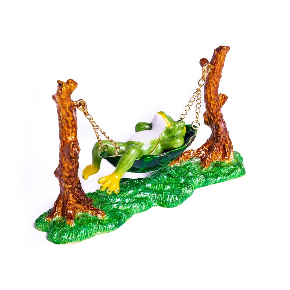 Frog Relaxing on Hammock-2
