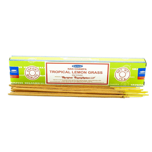 Tropical Lemongrass Incense Sticks - Satya-0