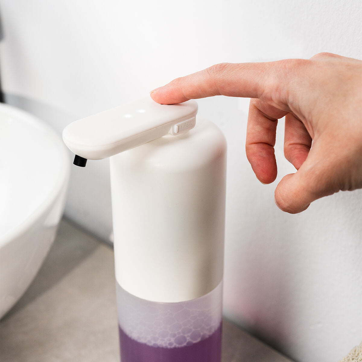 Rechargeable Automatic Foaming Soap Dispenser Bitefom InnovaGoods-12