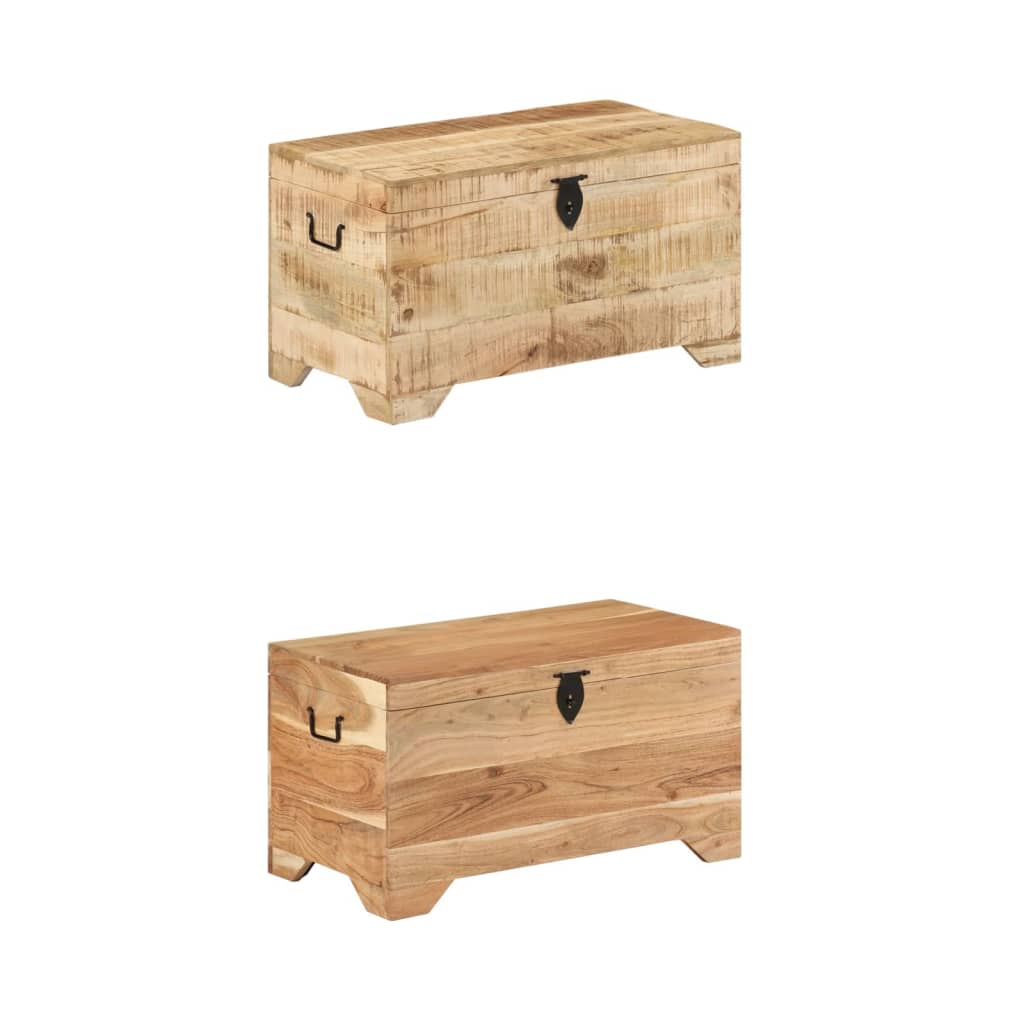 vidaXL Storage Chest Trunk Box Entryway Bench Seat Footstool Hallway Furniture-5