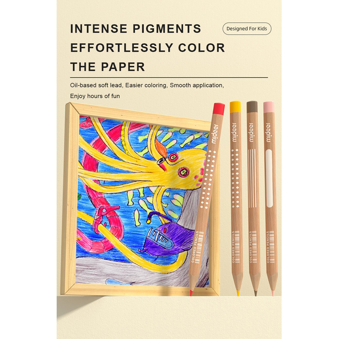 Vibrant Colored Pencil 48 Colors-3