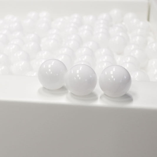 White Ball Pit Balls (Large, 7cm, 500pcs)-1
